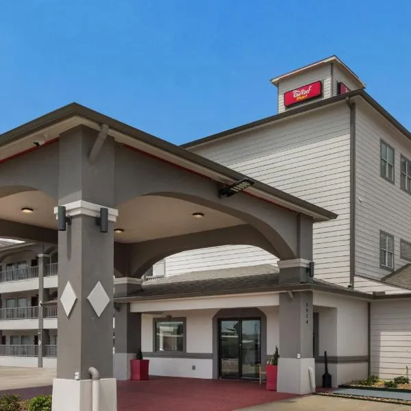 Red Roof Inn PLUS + Galveston - Beachfront, hôtel à Galveston