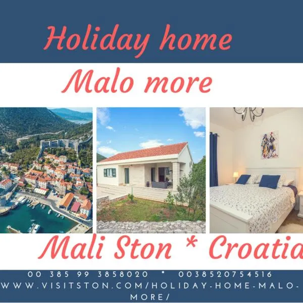Malo more Holiday home, hotel di Mali Ston