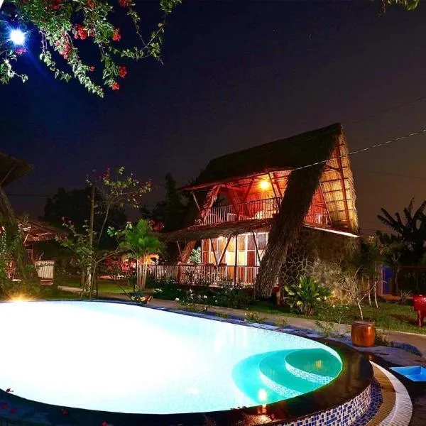 Mekong Delta Ricefield Lodge, готель у місті Xóm Kinh Mười Ba