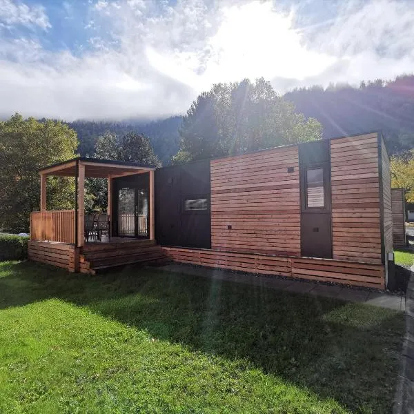 Seecamping Berghof - Mobilheime，位于兰斯科伦的酒店