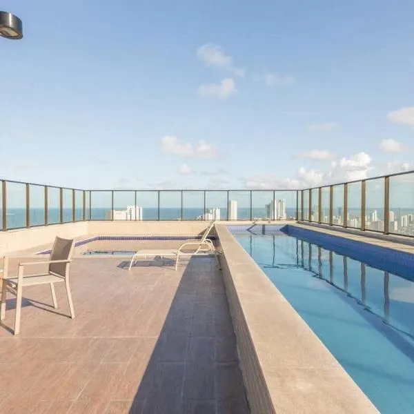 Luxuoso Flat de 2 qts ao lado do CASV e do Riomar