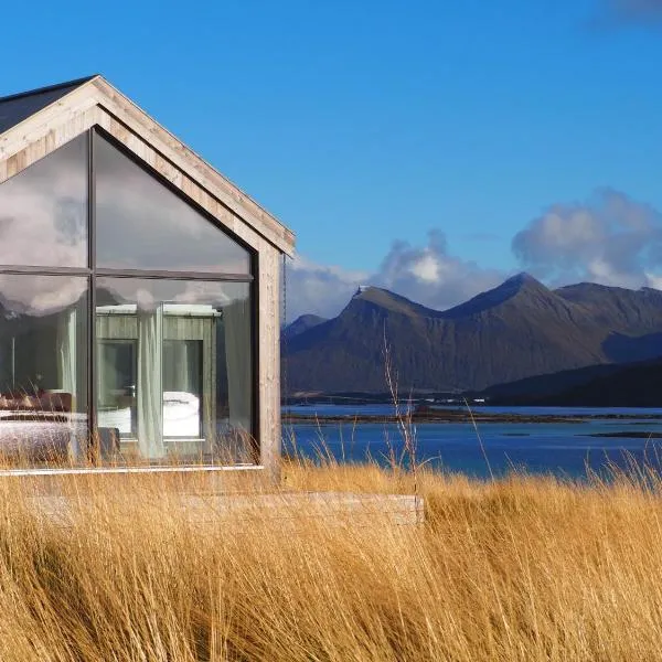 Steigen Lodge Sjøhytter, hotell på Engeløya