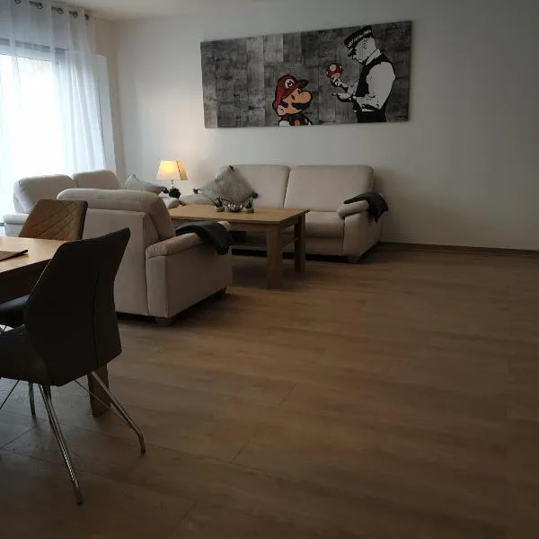 풀하임에 위치한 호텔 BREUERS PulHEIM Appartment blau