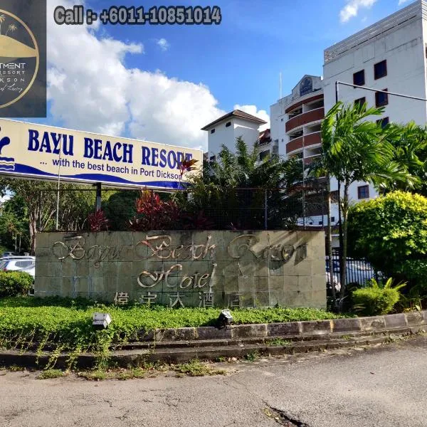 Wan's Apartment Bayu Beach Resort, hotel en Kampong Si Rusa