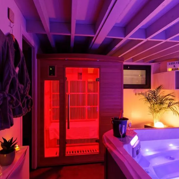 Romance Spa lofts haut de gamme avec sauna, hotel in Le Havre