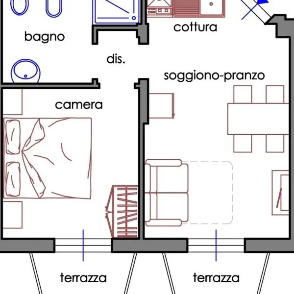 Residence Carlo, hotel em Grado