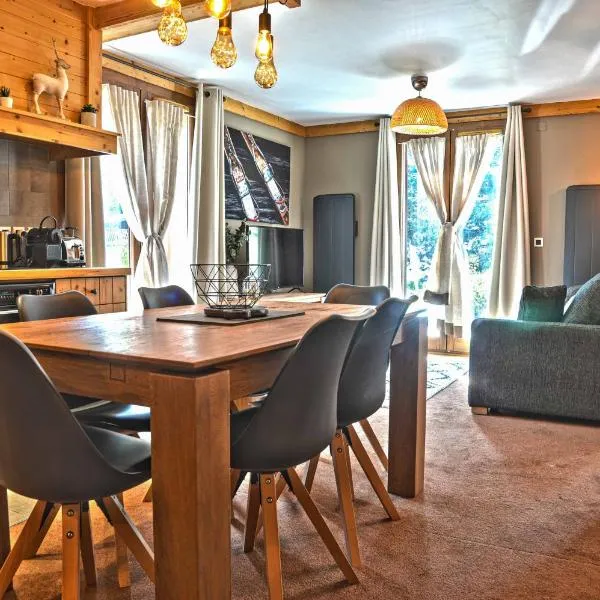 Appartement confortable à Les Deux Alpes 45 m² avec vue montagne, hotel in Mont-de-Lans