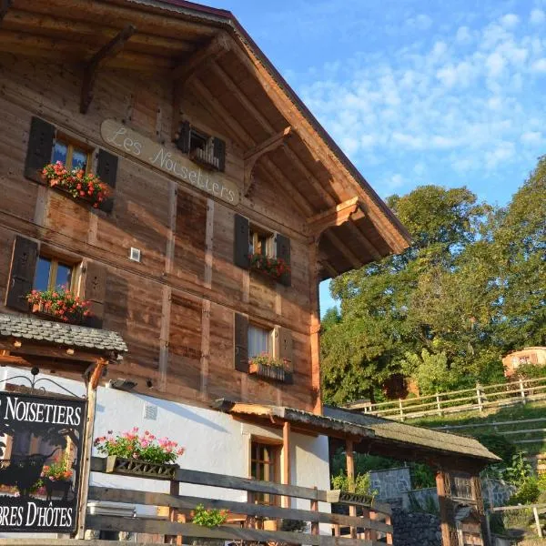 Les chambres et Roulottes des Noisetiers, hôtel à Leysin