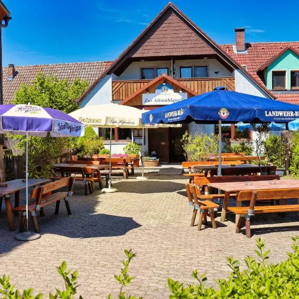 Zur Altmühlquelle，溫德爾斯巴赫的飯店
