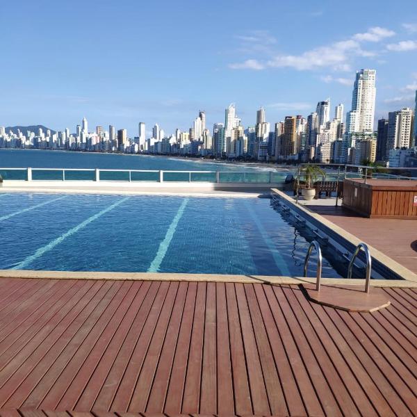 Flat Prédio Frente MAR Garagem Piscina Academia Portaria 24 h