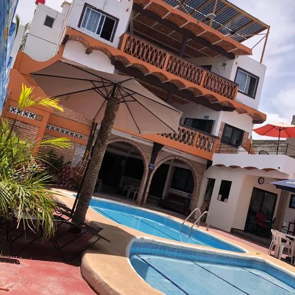 Bungalows Flamingos, hôtel à Rincon de Guayabitos