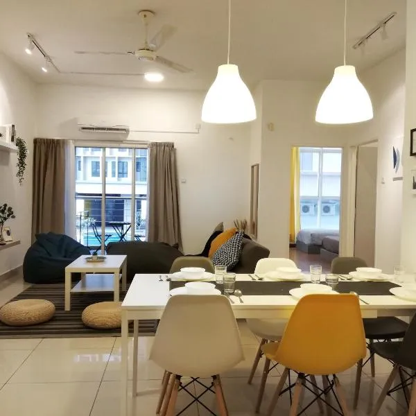 Subang City Residence, 8-9 pax with Balcony, Walking Distance to Summit, 5min to Sunway, hotel v destinaci Subang Jaya