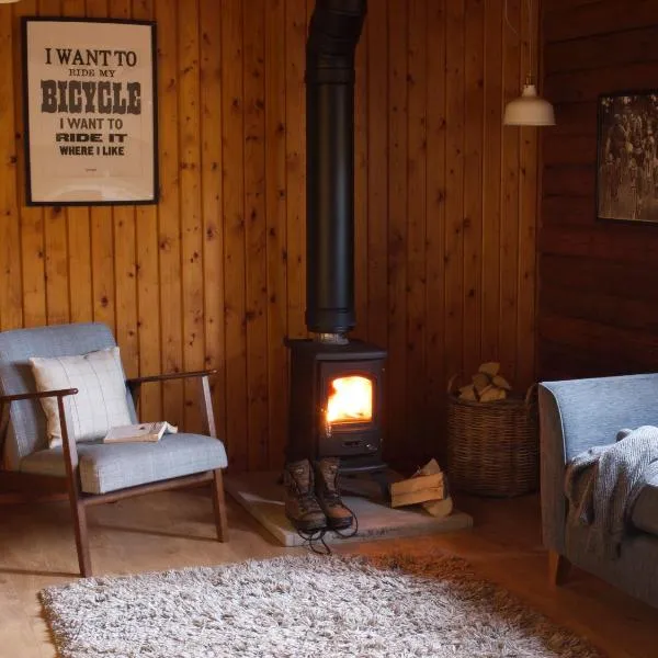 Hillside Log cabin, Ardoch Lodge, Strathyre, hotel v destinaci Strathyre