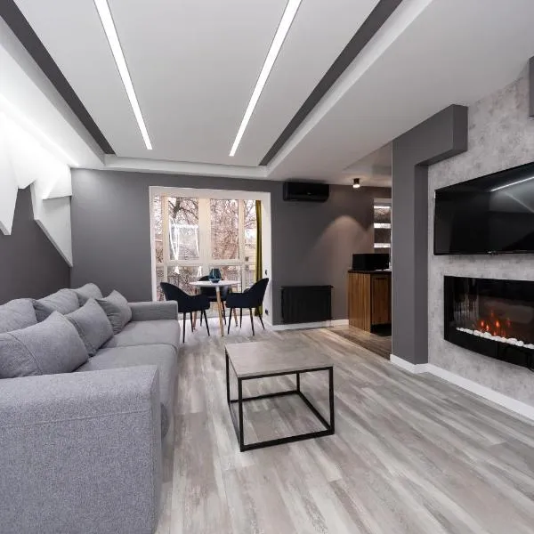 Luxrent Apartments on Lesi Ukrainki - Kiev, hotel v Kyjevě