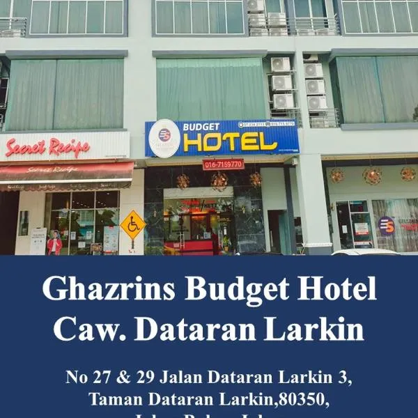 Ghazrins Hotel Dataran Larkin, hotel v destinaci Johor Bahru