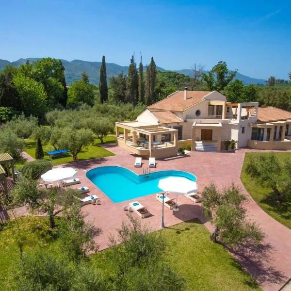 Astarte Villas - Istar Villa with Tennis Court, hotel v destinaci Makhairádhon