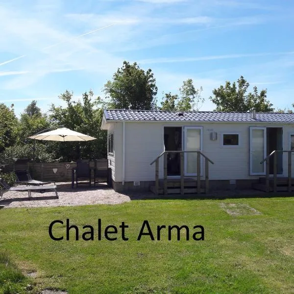 Chalets van Minicamping De Braamhof, hotel in Koudekerke