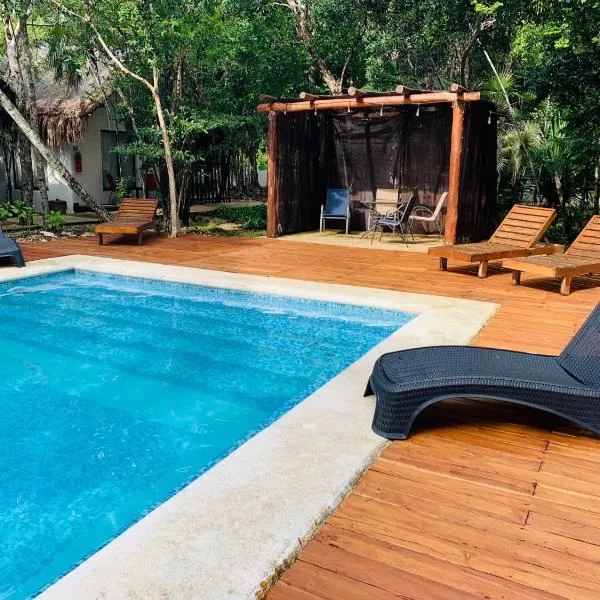 Ecovergel Hotel Riviera Maya, khách sạn ở Chemuyil