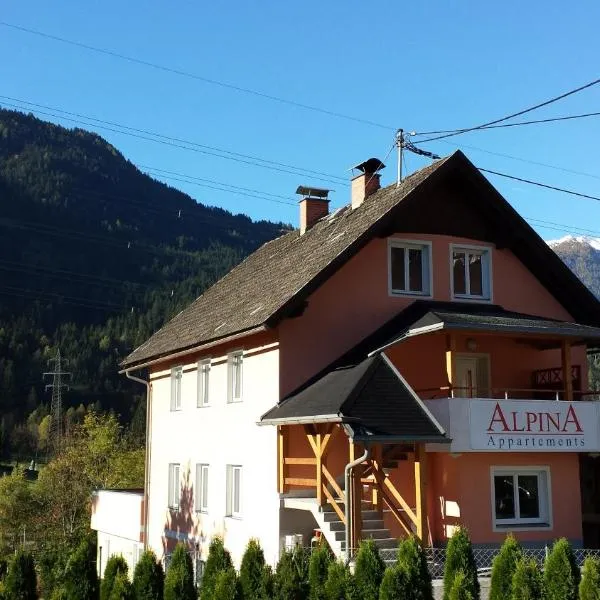 Appartementhaus Alpina, hôtel à Flattach