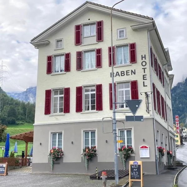 Hotel Restaurant Raben, hotel em Braunwald