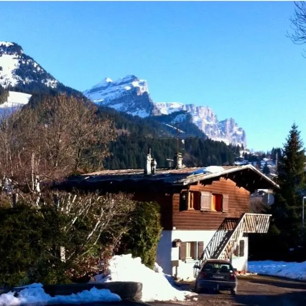 Charmant appartement dans chalet, hotel Les Carroz d'Araches-ban