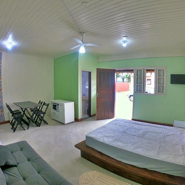 Kitnet Com Ar, em frente a Praia de Boracéia