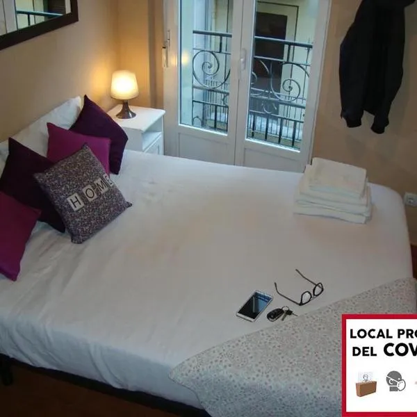 Balcón curva de Estafeta - Centro, hotel en Pamplona