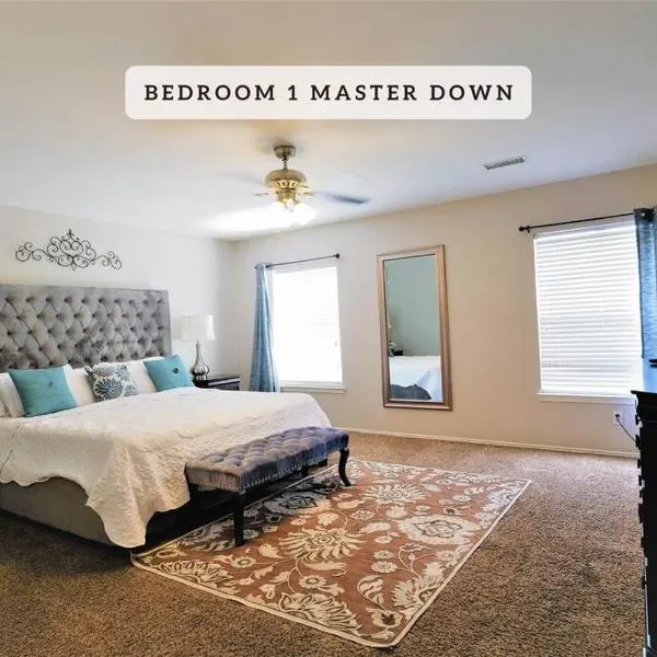 Katy, GRAND TEXAS SIZE HOUSE, 6 Bedrooms 14 Beds - Sedgecreek, hotel in Katy