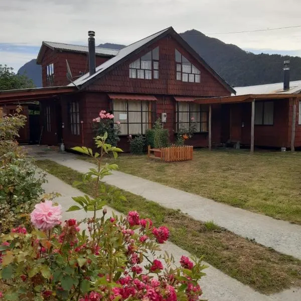 Cabaña grande, hotell sihtkohas Hornopirén