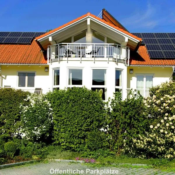 Schöne Ferienwohnung im Allgäu Lauben bei Kempten Urlaub Unterkunft FeWo Bergblick 70qm, hotell sihtkohas Lauben