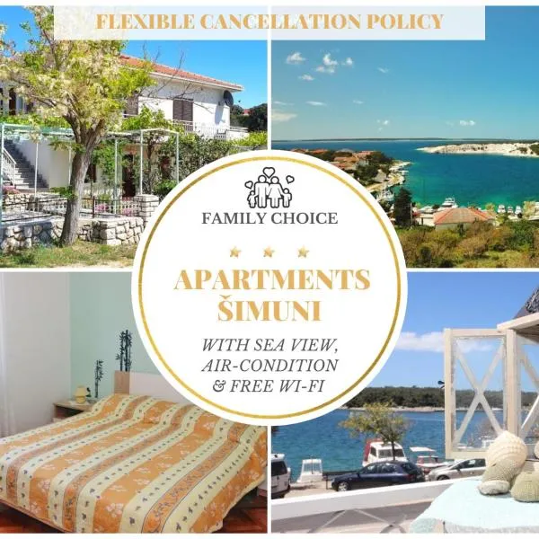 Apartments Šimuni, hotel v destinaci Pag