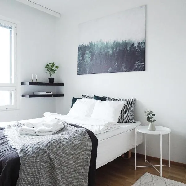 "ESPA" - Modern 1BR Apartment with Sauna, Balcony & Free Parking, Hosted by 2ndhomes, hotel in Tampere