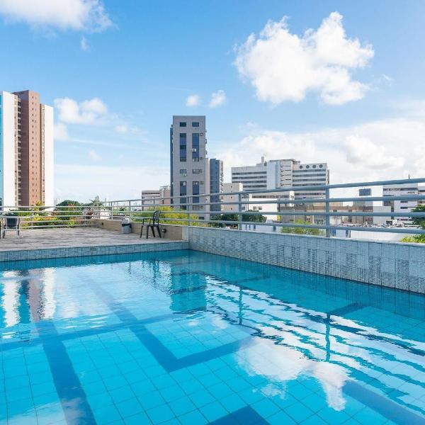 Flat na Ilha do Leite, Recife 1 quarto Metrópolis Localizado no coração do segundo Polo Médico do país OTH1205 - Foto 4