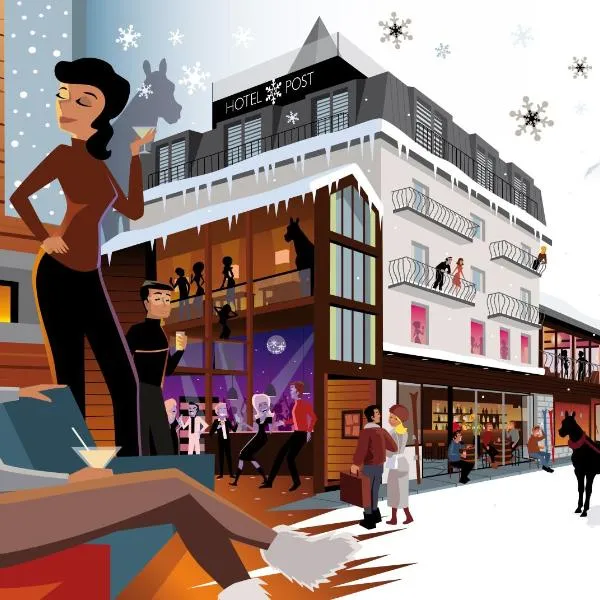 Unique Hotel Post, hótel í Zermatt