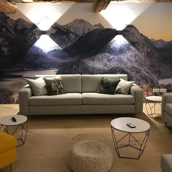퓌센에 위치한 호텔 Ferienhaus Lieblingsplatz-Füssen - stilvoll urlauben & wohnen