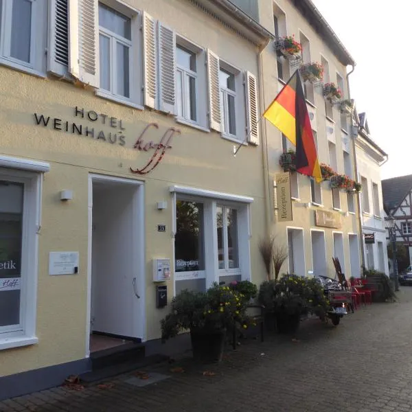 Hotel Weinhaus Hoff، فندق في باد هونيف آم راين