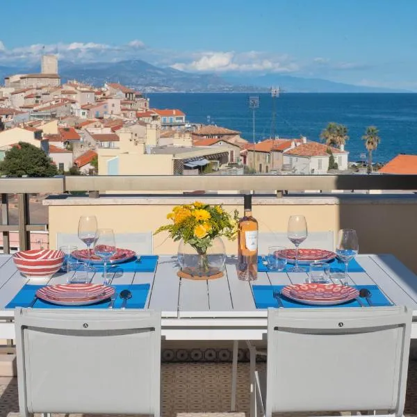 High Standing with Incredible Old Antibes and Sea views, hotel in Antibes