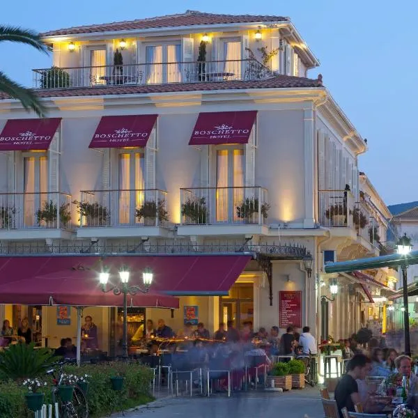 Hotel Boschetto, hótel í Lefkada-bær