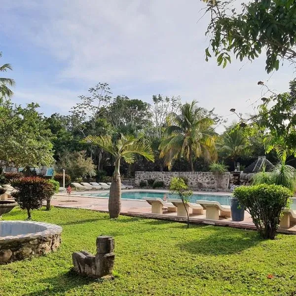 Hotel Puerta Chichen、チチェン・イッツァのホテル