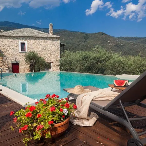 Villa Andromachi by Pelion Esties, hotel i Áno Gatzéa