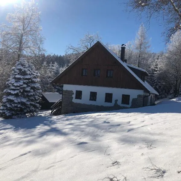 Chalupa U sjezdovky, Zadov 22, hotel in Stachy