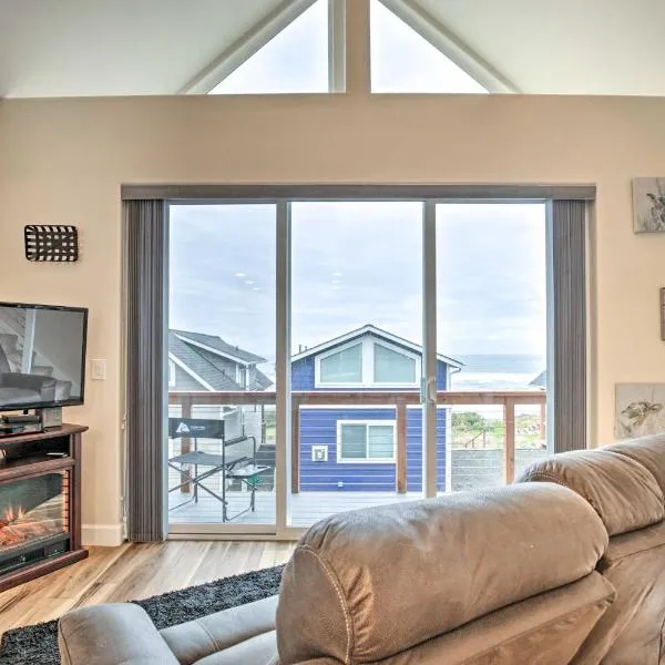Peaceful Fall Escape Oregon Home with Ocean View, khách sạn ở Yachats