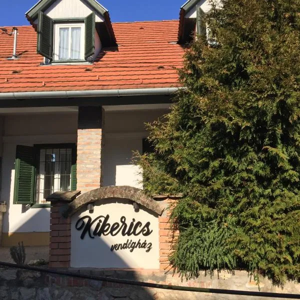 Kikerics vendégház, hotelli kohteessa Villány