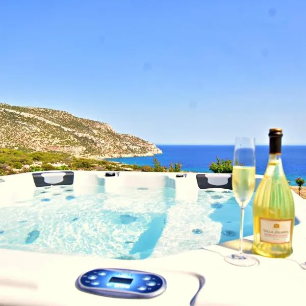 Ardani paradise view villa with jacuzzi, hotel ad Amoopi
