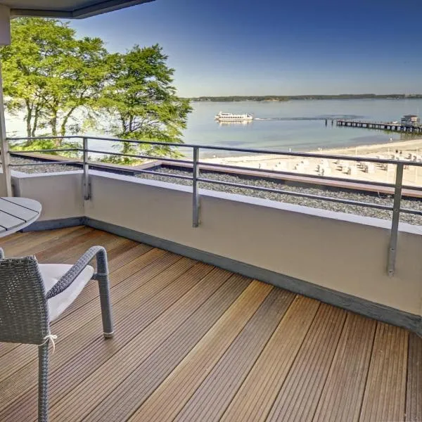 fewo1846 Intermar - At the beach - luxuriöses Studioapartment mit Balkon und Meerblick im 2 OG: Glücksburg şehrinde bir otel