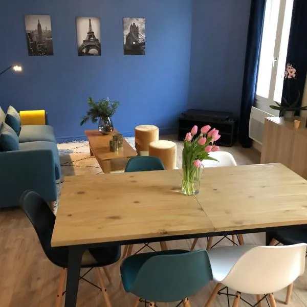 Joli Appartement Le Gutenberg T2 4p Quartier Mirabeau Proche Gare, hôtel à Tours