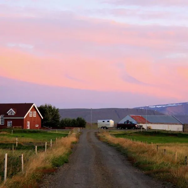 Cabin 3 at Lundar Farm, hótel í Reykholti