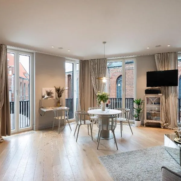 Redstone Apartments, hotell i Rīga