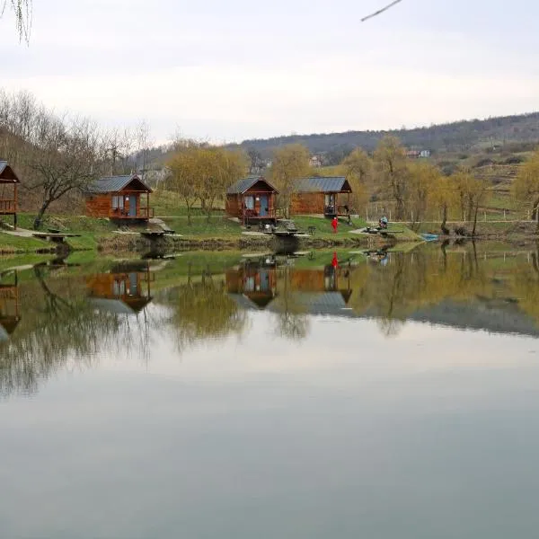 Cabanute Premium de pescuit, hotel v destinaci Sînmărghita