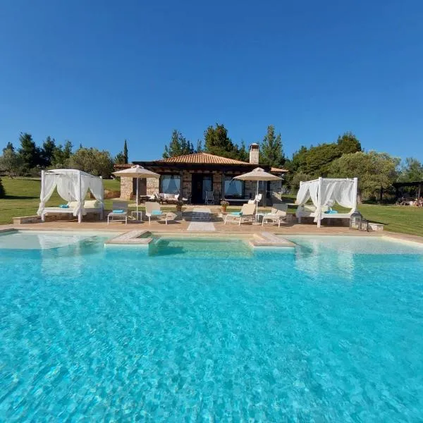 Sithonian Blue Royal Villa、ニキティのホテル